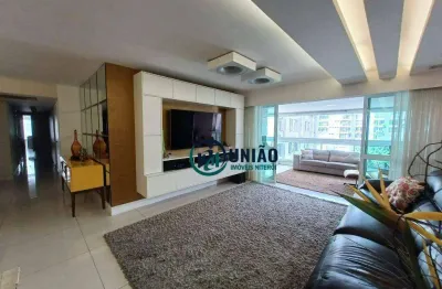 Espetacular apartamento com 3 suítes, sol da manhã e vista parcial mar!!