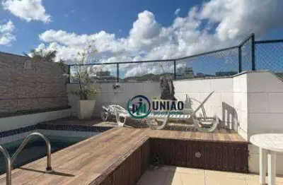 Cobertura à venda, 245 m² por r$ 1.800.000,00 - icaraí - niterói/rj
