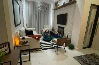 Porteira fechada: apartamento todo reformado, montado e decorado, com 1 dormitório, vista total mar!!