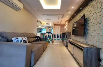 Linda cobertura linear com 2 quartos ( 1 suíte ) , uma vaga, lazer completo !!