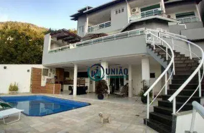 Casa com 6 quartos à venda, 540 m² por r$ 3.600.000 - charitas - niterói/rj