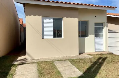 Casa térrea nova em condomínio/ 2 dorm./ quintal/ ac. av. itavuvu/ só r$ 243 mil