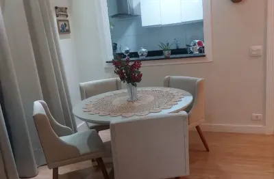 Apto com lazer / 54 m²/ cozinha modulada/ sacada/ vila haro/ venda 296 mil