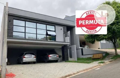 Casa com 3 suites, 253 m² - venda por r$ 1.650.000 ou aluguel por r$ 12.000/mês - condomínio madre maria villac - valinhos/sp