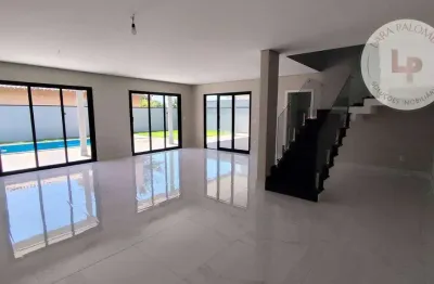 Casa nova, plana e planejada com 4 dormitórios, 370 m² - venda por r$ 3.160.000 ou aluguel por r$ 17.839/mês - portal do paraíso ii - jundiaí/sp