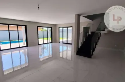 Casa nova, plana e planejada com 4 dormitórios, 370 m² - venda por r$ 3.160.000 ou aluguel por r$ 17.839/mês - portal do paraíso ii - jundiaí/sp