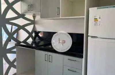 Flat mobiliado com 1 dormitório, 43 m² - venda por r$ 480.000 ou aluguel por r$ 3.510/mês - línea home style - jundiaí/sp