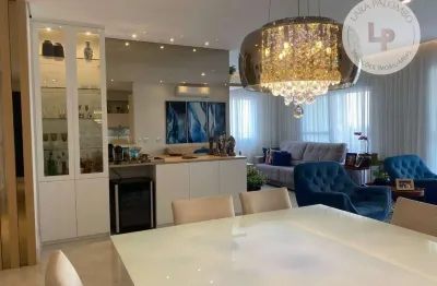 Apartamento mobiliado com 2 suítes e closet master, 164 m² - venda por r$ 2.000.000 ou aluguel por r$ 11.976/mês - le parc residence - jundiaí/sp