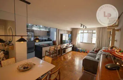 Apartamento  2 dormitório( 1 suíte)e dependência de empregada para alugar, 101 m² por r$ 6.496/mês -residencial são felipe- perdizes - são paulo/sp