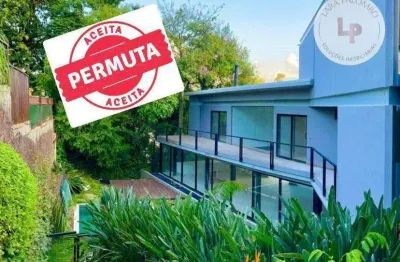 Casa com 3 suites, 450 m² - venda por r$ 3.300.000 ou aluguel por r$ 22.231/mês - condomínio chácara flora - valinhos/sp