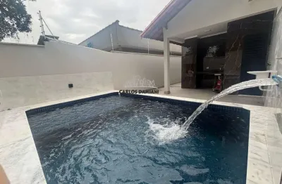 Casa para venda em itanhaém, santa terezinha, 3 dormitórios, 1 suíte, 2 banheiros, 2 vagas