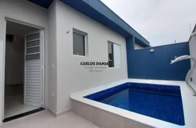 Casa em condomínio para venda em itanhaém, cibratel 2, 2 dormitórios, 1 suíte, 2 banheiros, 1 vaga