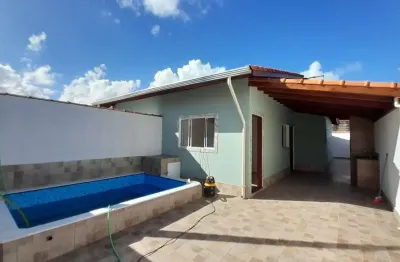 Casa para venda em itanhaém, jardim lindomar, 2 dormitórios, 1 suíte, 2 banheiros, 2 vagas