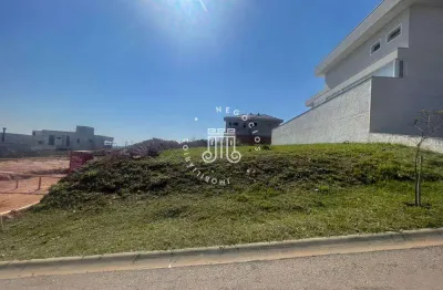 Excelente terreno localizado no condomínio terras de jundiaí, no bairro vale azul ii, na cidade de jundiaí-sp