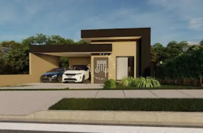 Casa térrea em construção no condomínio gran ville são venâncio - itupeva/sp