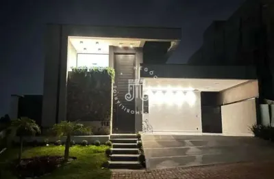 Linda casa terrea a venda com 3 suítes no condomínio brisas jundiaí / sp