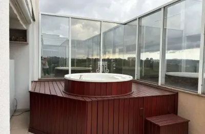 Cobertura duplex de 190 m² à venda com ofurô no resort santa ângela, jundiaí / sp.