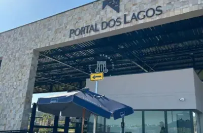 Terreno plano 420m² a venda no condominio portal dos lagos jundiai / sp.