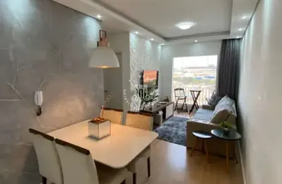 Apartamento mobiliado para locação no condomínio tulipas garden residence em jundiai-sp