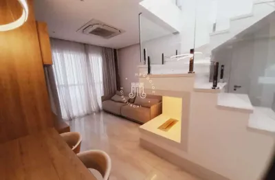 Cobertura duplex mobiliada para venda e locação no residencial le parc, cidade de jundiaí-sp