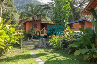 ( oportunidade ) área pé na areia com uma casa estilo pousada em ubatuba sp