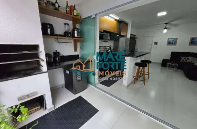 Lindo apartamento todo mobiliado, 350metros da orla
