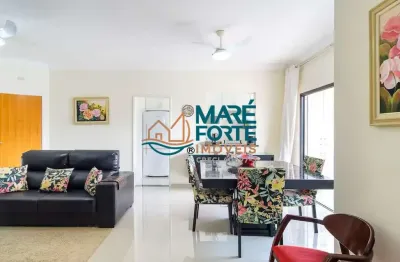 Amplo apartamento totalmente mobiliado a 450m da orla do itaguá!