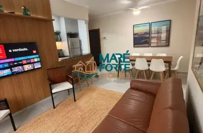 Apartamento todo reformado 200 metros metros da orla da praia grande