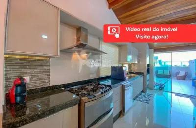 Cobertura com 03 dormitórios, planejados, espaço gourmet, 03 vagas. santa maria, santo andré.