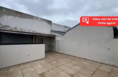 Cobertura baixo condominio para aluguel em santo andré, vila guarani - 94m²