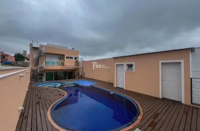 Sobrado de alto padrão para locação no bairro santa maria – 640m², estrutura completa e área de lazer incrível