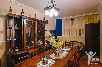 Casa com 03 dormitórios sendo 01 suíte e 02 vagas de garagem - paraíso, santo andré.