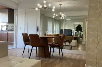 Apartamento mobiliado para locação no bairro casa branca, santo andré, com varanda gourmet e móveis planejados