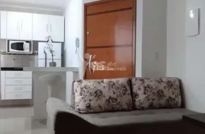 Apartamento mobiliado - 44m² - 2 dormitório  sendo um deles closet e 1 vaga no campestre, santo andré.