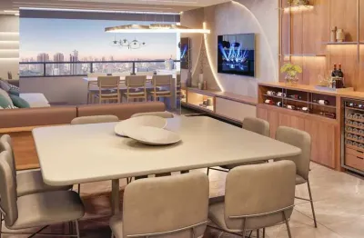 Apartamento lançamento à venda com 3 suites e 2 vagas + depósito, 134m² no campestre.