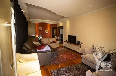 Sobrado de 240m² de área construida com 03 dormitórios e 03 vagas de garagem - vila scarpelli, santo andré