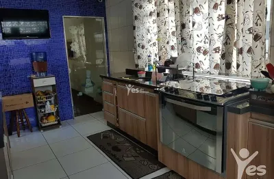 Casa assobradada com salão comercial 05 dormitórios - parque das nações