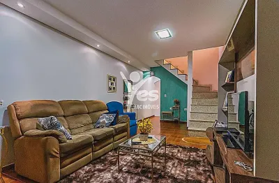 Sobrado de 228m², 03 dormitórios e 02 vagas de garagem – jardim las vegas, santo andré.