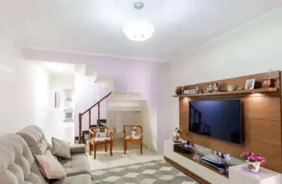 Imóvel à venda em santo andré: sobrado com lavanderia e gabinete - parque oratório