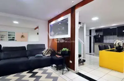 Sobrado amplo, 2 dormitórios, 1 suíte, espaço gourmet, bairro campestre, santo andré/sp.