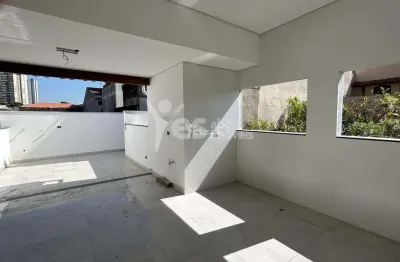 Cobertura sem condomínio, 02 dormitórios sendo 01 suíte e 01 vaga de garagem - vila alzira, santo andré.