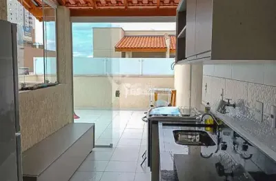 Cobertura sem condomínio, com planejados, elevador, 02 dormitórios, 01 vaga, campestre, santo andré.