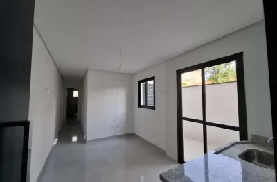 Apartamento garden elevador 2 quartos 1 vaga localizado no bairro campestre em santo andré