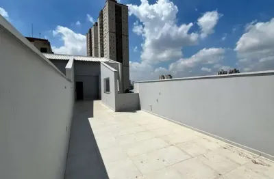 Cobertura nova na vila humaitá com elevador e 1 suíte, a 5 minutos a pé do comércio da av. queiróz filho