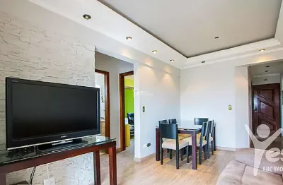 Apartamento de 68m² com 02 dormitórios sendo 01 suite e 01 vaga de garagem - vila homero thon, santo andré.