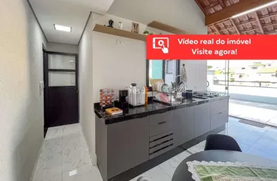 Cobertura à venda de 86m² com 2 quartos na vila camilópolis - santo andré sp