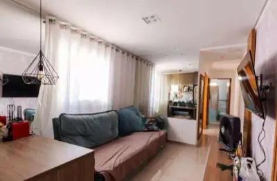 Imóvel com churrasqueira e lavanderia em vila camilópolis, santo andré - apartamento baixo condomínio à venda