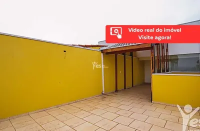 Cobertura sem condomínio,2 quartos e 1 vaga na vila camilópolis, santo andré - sp