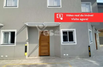 Sobrado em condomínio, 02 dormitórios no parque novo oratório, santo andré.