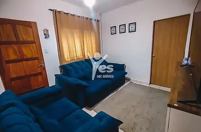 Sobrado à venda de 86m² com 2 dormitórios, área externa. no jardim irene